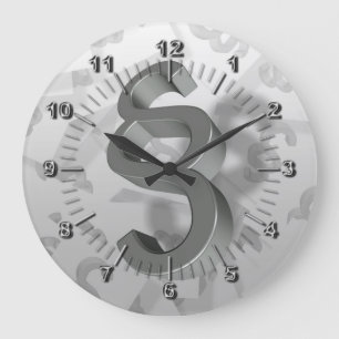 Attorney at law large clock