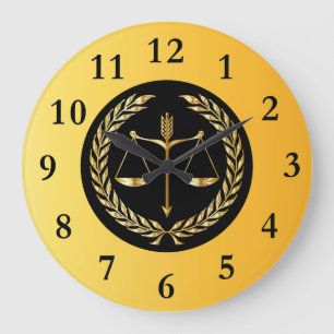 Attorney at Law Large Clock