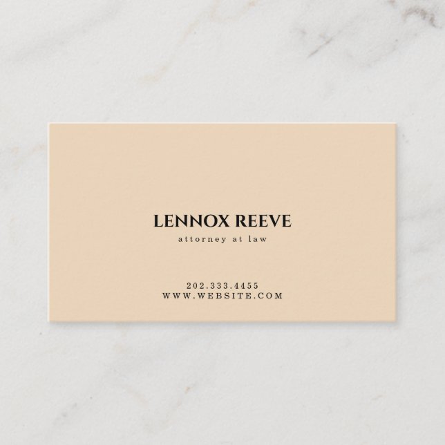 Attorney At Law, Law Firm, Lawyer Business Card (Front)