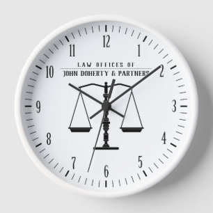 Attorney at Law   Law Office Clock