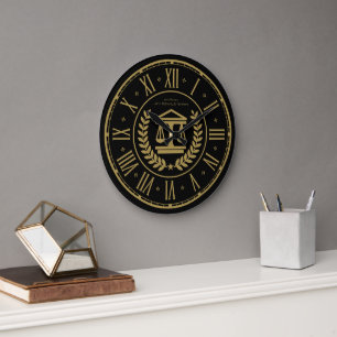 Attorney at Law   Law Office Large Clock
