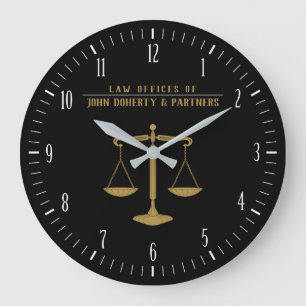 Attorney at Law   Law Office Large Clock