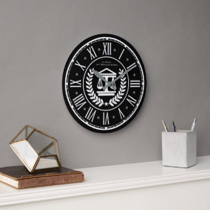 Attorney at Law   Law Office Large Clock