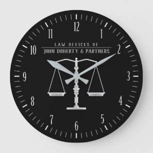 Attorney at Law   Law Office Large Clock