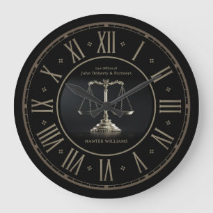Attorney at Law   Law Office Large Clock