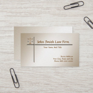 Attorney at Law Lawyer Business Card
