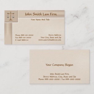 Attorney at Law Lawyer Business Card