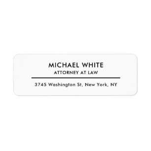 Attorney at Law Minimalist Professional