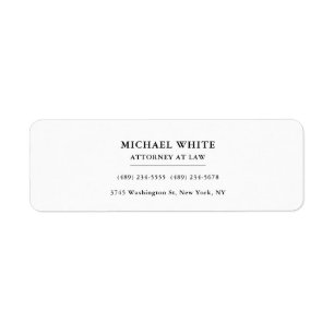 Attorney at Law Minimalist Professional