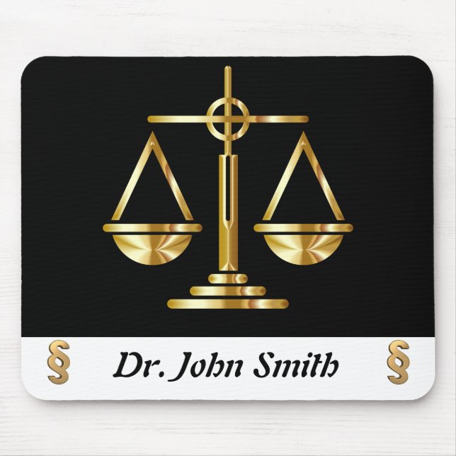 Attorney at law mouse pad (Front)