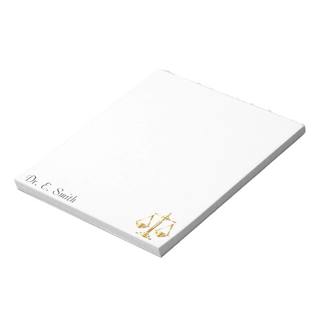 Attorney at Law Notepad (Rotated)