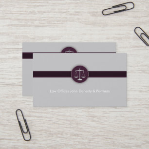 Attorney at Law   Perfect Modern Lawyer Business Card