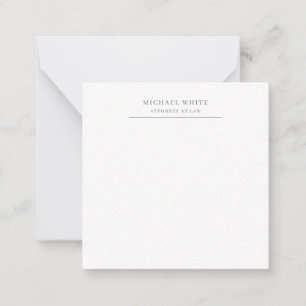 Attorney at Law Plain Minimalist Classical Pro Card