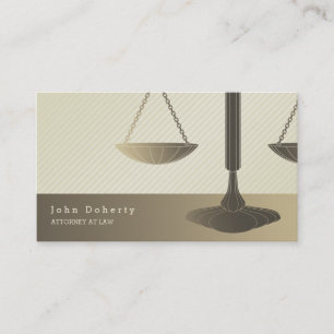 Attorney at Law Professional Lawyer Business Card