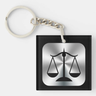 Attorney At Law Symbol Key Ring