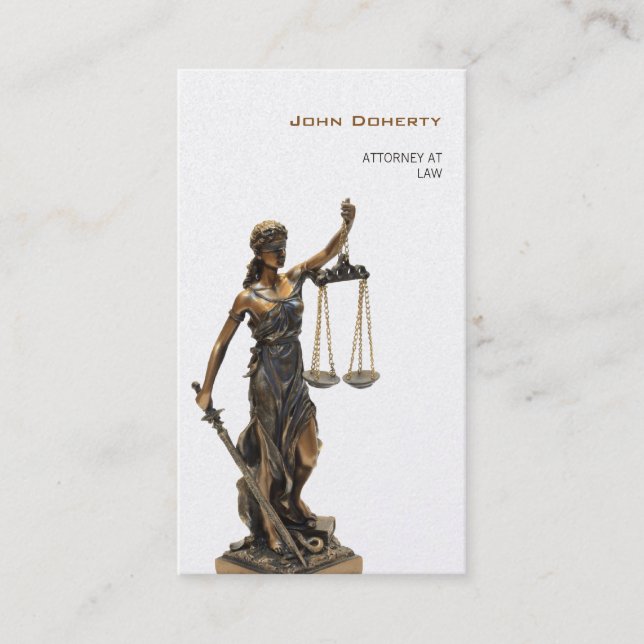 ATTORNEY AT LAW | Themis Business Card (Front)