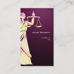 ATTORNEY AT LAW   Themis Business Card
