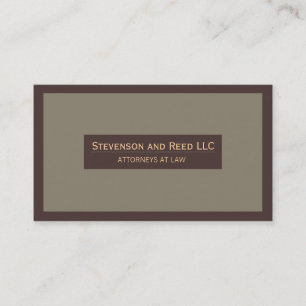Attorney at Law Traditional Business Card