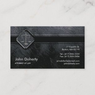 ATTORNEY AT LAW Unique Business Card