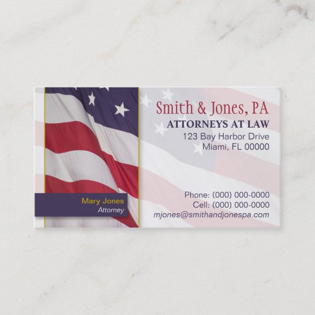 Attorney Business Card (Front)