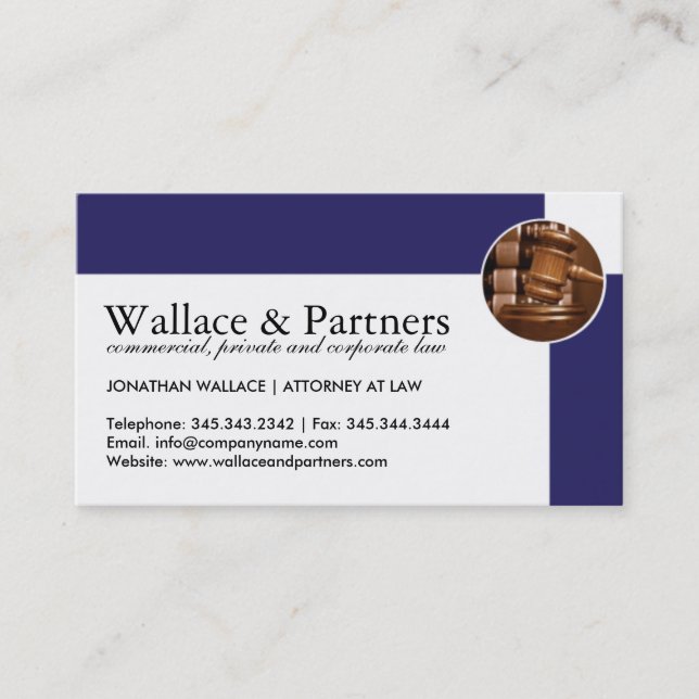 Attorney Business Card (Front)