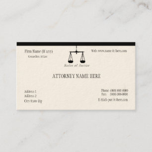 Attorney Business Card