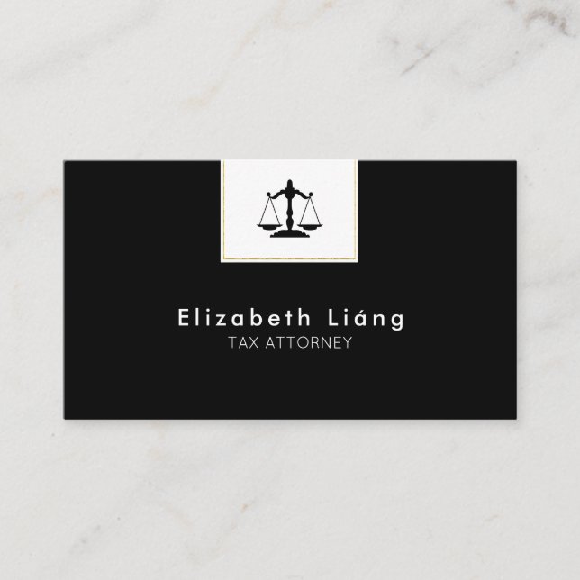 Attorney Business Card Template (Front)