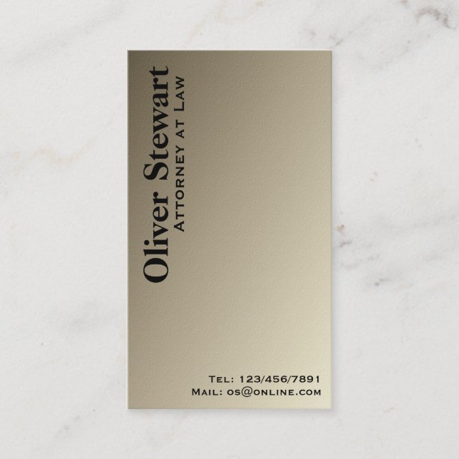 Attorney - Business Cards (Front)