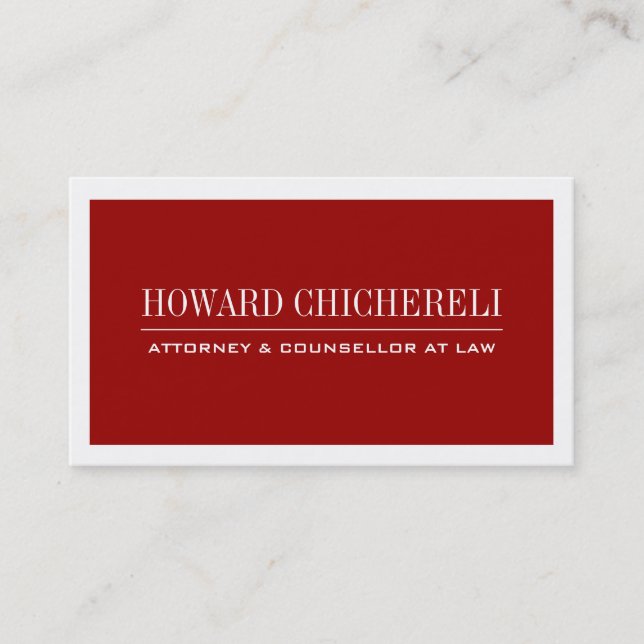 Attorney Business Cards (Front)