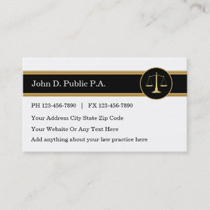 Attorney Business Cards