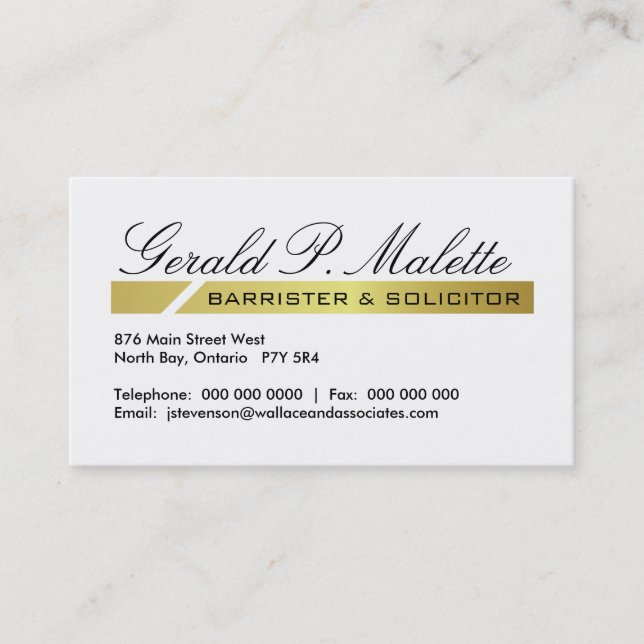 Attorney Business Cards (Front)