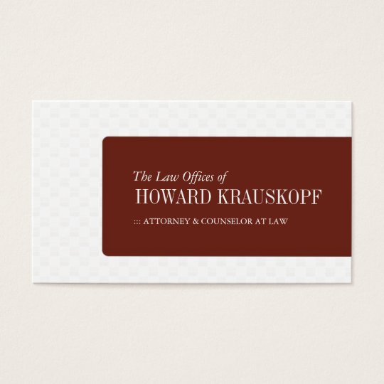 Attorney Business Cards