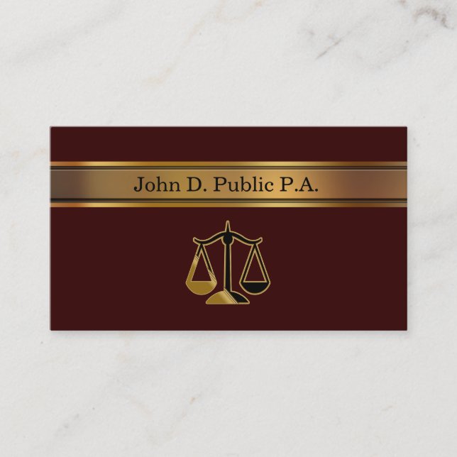 Attorney Business Cards (Front)
