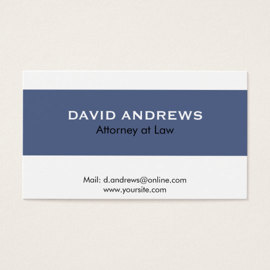Attorney - Business Cards