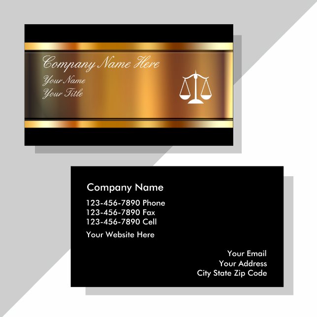 Attorney Business Cards (Creator Uploaded)