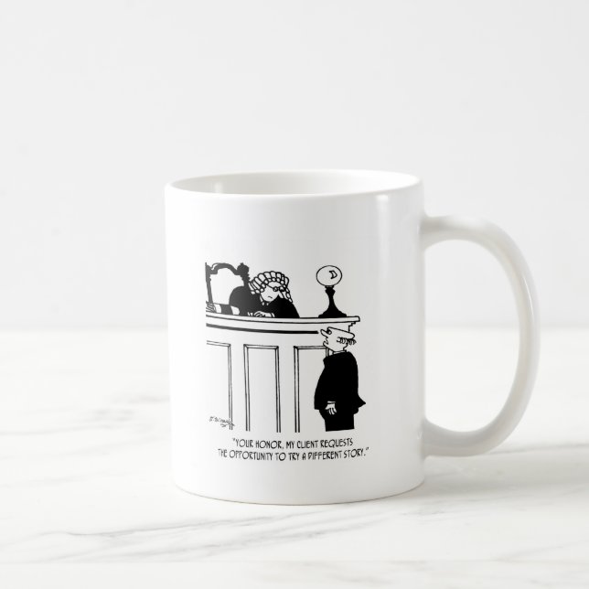 Attorney Cartoon 5496 Coffee Mug (Right)