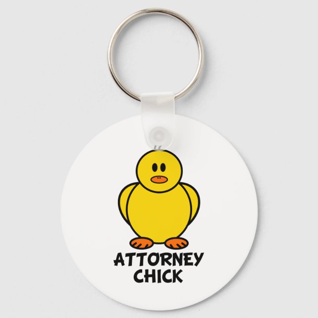 Attorney Chick Key Ring (Front)