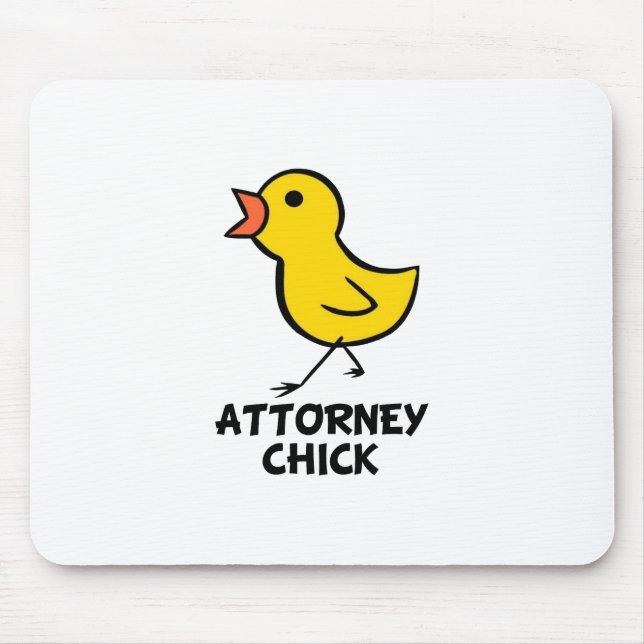 Attorney Chick Mouse Mat (Front)
