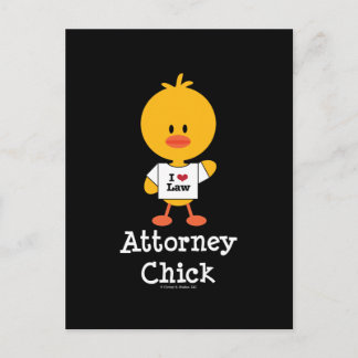 Attorney Chick Postcard