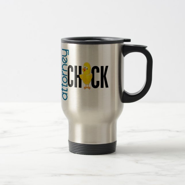 Attorney Chick Travel Mug (Right)