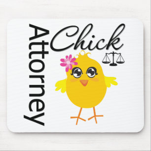 Attorney Chick v1 Mouse Mat