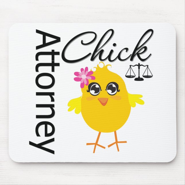 Attorney Chick v1 Mouse Mat (Front)