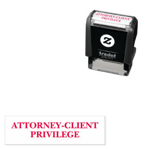 Attorney-Client Privilege Self-inking Stamp