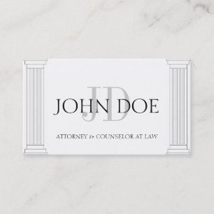 Attorney Columns W/W Business Card