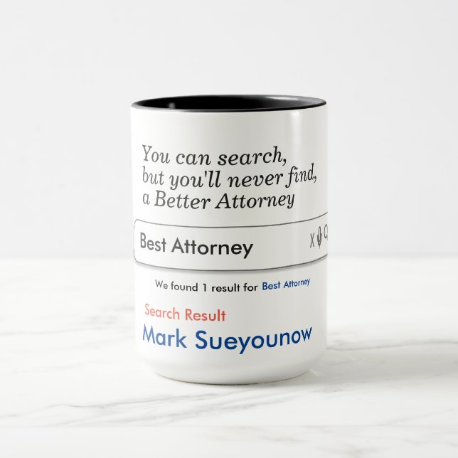 Attorney Custom Personalised Mug (Center)