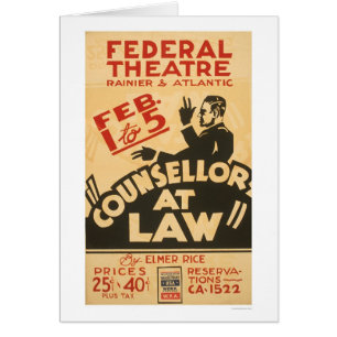 Attorney Drama 1938 WPA