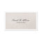 Attorney Faux Linen Elegant Beige Business Card