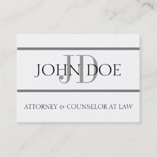 Attorney G Stripe W/W Oversized Card