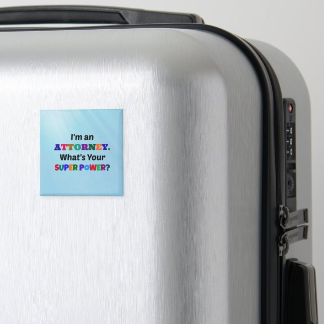 Attorney Humour Magnet (In Situ (Luggage))