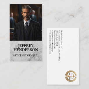 Attorney in Court   Justice Law Appointment Card